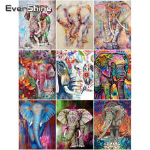 EverShine 5D Diamond Painting Full Drill Square Animals Cross Stitch Bead Embroidery Diamond Art Elephant Decoration For Home 2024 - buy cheap