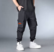7XL 6XL XXXXL Plus Cargo Harem Pants 2020 Spring Funny Streetwear Japanese Hip Hop Mens Sweatpants Casual Pockets Men Joggers 2024 - buy cheap
