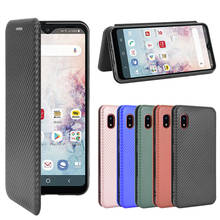 For Samsung Galaxy A20 Japanese version SC-02M Case Carbon Fiber Flip Leather Case For Samsung Galaxy A20 SCV46 Case Cover 2024 - buy cheap