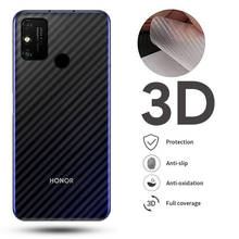 3D прозрачная наклейка из углеродного волокна для Huawei Honor 20 9A 30 Pro 9X 10 8X 9A 8A V30 9X Premium, Защитная пленка для задней панели 2024 - купить недорого