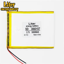 Liter energy battery 3.7V 3000mAh 3560107 Lithium Polymer Accumulator Li ion Rechargeable Battery 2024 - buy cheap