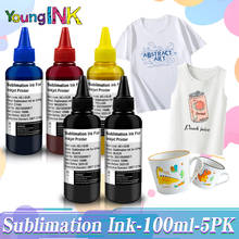 YOUNGINK 100ML Universal Sublimation Ink For Epson Desktop Inkjet Printer BK C M Y High Quality  / Refill Ink  Kit  Mug   T-shi 2024 - buy cheap