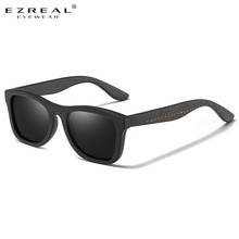 EZREAL Best Handmade Sunglasses Men Polarized  Bamboo Wood Women Sunglasses High Quality With Sunglasses 1610X 2024 - buy cheap
