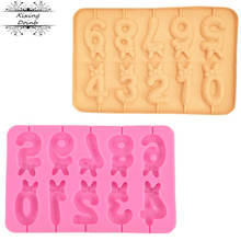 Bow digital shape silicone soft candy mold sugar craft cake decoration tool clay candy chocolate fudge mold 2024 - buy cheap