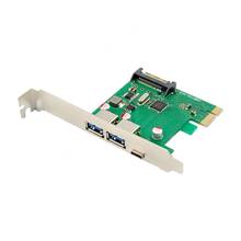 Суперскоростная Плата расширения PCI-E X4 к USB 3,1 Type-C + Type-A, карта расширения PCI-E USB 3,0, чипсет VL805 usb3.1 usb3.0 hub к Pcie 2024 - купить недорого