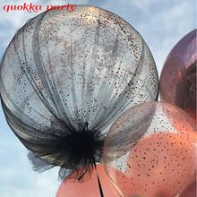Balão de gaze bobo confete, 36 '', decoração para festa de aniversário, casamento, para crianças, feliz ano novo, revelador 2024 - compre barato