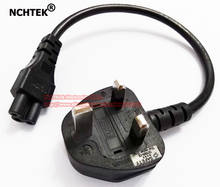 NCHTEK UK 3pin Plug BS1363 13A To IEC 320 C5 3Pin Female Laptop Portable Power Cable About 30CM/Free Shipping/1PCS 2024 - buy cheap