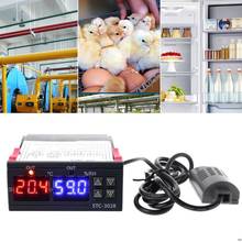 Termostato Digital Humidistat, controlador de humedad y temperatura, CA 110V, 220V, 10A 2024 - compra barato