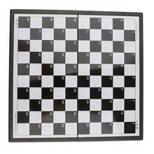 White and Black Portable International Chess Checker Set for Hobbyist Gift Educational Toy w/ Folding Board 2024 - buy cheap