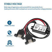 DC to DC Converter Module 12V To 5V 3A 15W Duble USB Output Power Adapter With overload/over-current/low voltage protection 2024 - buy cheap