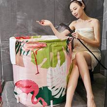 Bath Barrel Adults Can Fold Bathing Barrel Household Bathtub Bathtub Large And Thick Bathtub Sweat Vaporizer 2024 - buy cheap