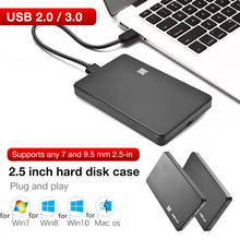 USB 2.0/3.0 5Gbps 2.5inch SATA External Transmission Closure HDD Hard Enclosure Disk Case External Hard Disk for Windows 2024 - buy cheap