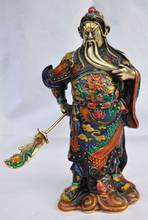 Estatua de Buda cloisonne, accesorio chino de cobre tallado a mano, antiguo, bronce puro, antiguo, decoración del hogar 2024 - compra barato