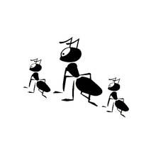 Ants Animal Upper Wheel Decals Vinyl Motorcycle Side Sticker Cute And Interesting Car Sticker Car Styling Car Accessories