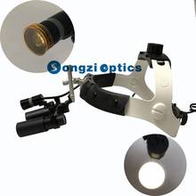 Diadema Binocular quirúrgica médica, Luz LED de alta calidad (5X 6X opcional), Lupas dentales 2024 - compra barato