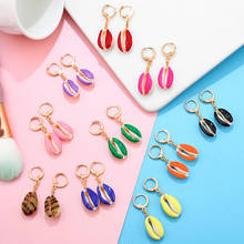 Fashion Brincos Sea Shell Conch Drop Earrings for Women Gold Color Pendant Dangle Earring Femal Beach Summer Earrings  Jewelry 2024 - buy cheap