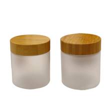 10PCS 250g 250ml  Matt Frosted PET Cream Bottle Jars With bamboo Lid bamboo Cap Bamboo Plastic Cosmetic Container Candy Jars 2024 - buy cheap