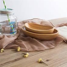 Utensílios de mesa de madeira tipo japonês para criatividade, saladeira, prato, lanche, talheres, utensílios de cozinha 2024 - compre barato