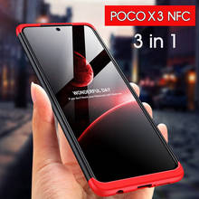 3 в 1 чехол POCO X3 NFC 2020 poko x3 nfc чехол поко х3 нфс сяоми поко х3 Жесткий Пластиковый ударопрочный чехол для xiaomi poco x3 pocophone x3 чехол покофон х3 нфс защитный чехол для камеры 2024 - купить недорого