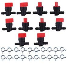(Pack of 10) 1/4 inch Inline Fuel Cut off Shut Off Valve for Briggs & Stratton 493960 494768 698183 Oregon 07-406 John Deere AM3 2024 - buy cheap