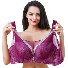 Sanderala Sexy Women Push Up Lace Lingerie D E Cup Plus Size Bra Bralette Elegant Wireless Fitness Female Underwear Brassiere 2024 - buy cheap