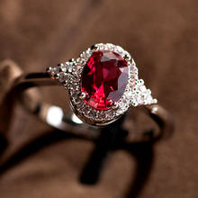 Новинка 2020, обручальное кольцо с овальным розовым турмалином и блестками, свадебные кольца вечности, ювелирные изделия, Подарок на годовщину, 5-10 размеров 2024 - купить недорого