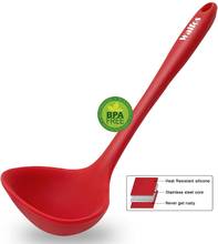 WALFOS Non Stick Resistant  Heat FDA Spoon Silicone Cooking Ladle Kitchen Soup Ladle 2024 - buy cheap