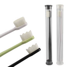 Cepillo de dientes suave ultrafino para adulto, herramienta de limpieza bucal, portátil, respetuoso con el medio ambiente, 1 ud. 2024 - compra barato