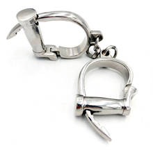 Stainless Steel Men and Women Adjustable Metal Handcuffs Adult Games Wrist Restraints BDSM Bondage Hand Cuffs Slave Sex tools 2024 - buy cheap