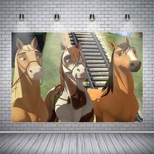 Виниловый фон для студийной фотосъемки с изображением спирта лошади травы лестницы 7 Х5 футов 2024 - купить недорого