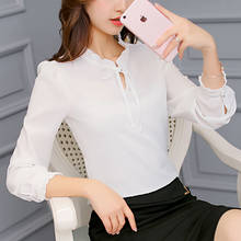 Women Blouse Spring Chiffon Long Sleeve White Casual Shirt Women's Top Blusas Ropa De Mujer 2024 - buy cheap