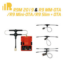Frsky r9m 2019 módulo com r9mm r9mini r9 magro + ota receptor com super 8 e t antena para rc drone fcc 2024 - compre barato