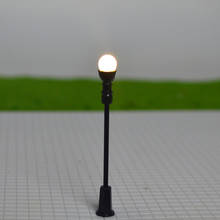Lámpara de jardín de 6,7 cm de altura, juguete a escala, arquitectura en miniatura, luces de patio para diorama, escena de jardín, 50 Uds. 2024 - compra barato