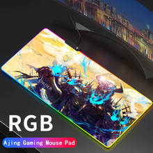 FGO Sexy Anime Girl Gaming Computer Mousepad RGB Large Gamer Fate/Grand Order Mouse Carpet Big Pad PC Desk Play Mat with Backlit 2024 - buy cheap