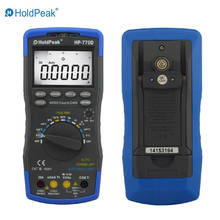 HoldPeak-multímetro Digital de HP-770D, rango automático, valores eficaces verdaderos, probador de frecuencia/temperatura y bolsa de transporte 2024 - compra barato