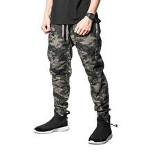 Military Army Fans Mens Casual Jogger Pants Cotton Camouflage Hip Hip Harem Pants Taper Male Trousers Elastic Waist Man Clothes 2024 - buy cheap