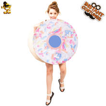 Donut Food Costume Fancy Jumpsuit Cosplay Outfits Clothing  Halloween Party Holiday 2024 - buy cheap