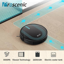Робот-пылесос Proscenic 850T 2 в 1, всасывание 3000 па, управление через приложение Alexa Google Home, сухая и влажная уборка, 2600 мАч 2024 - купить недорого