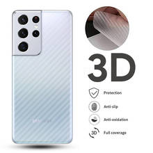 Protector de pantalla de fibra de carbono 3D, película protectora para Samsung Galaxy S21 Note 20 Ultra Note 10 + S20 FE, 5 unids/lote 2024 - compra barato