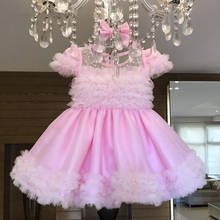 Bonito do bebê meninas vestido de princesa vestidos para o bebê 1st ano vestido de aniversário traje de natal infantil vestido de festa 2024 - compre barato