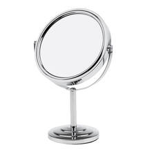 Espelho cosmético de dupla face e espelho de mesa tipo normal e lupa 2024 - compre barato