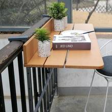 Balcony railing hanging table Folding convenient hanging computer table home bar counter Creative lifting folding desk 2024 - buy cheap