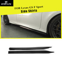 Carbon Fiber / FRP Side Skirts Extension Lip Apron Kits for Lexus GS F Sport 2012 - 2015 2024 - buy cheap