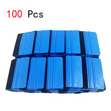 100Pcs Blue Squeegee Felt Edge Scraper Car Decals Vinyl Wrapping Film Squeegee Window Tint Tools Car Styling Sticker Accessories 2024 - buy cheap