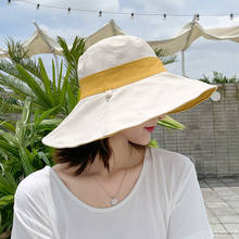 Fashion Two Side Stripe Bucket Hat Autumn Summer Fisherman Hat Outdoor Women Panama Cap Lady Girls Beach Sun Caps Vacation Cap 2024 - buy cheap