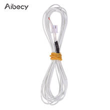 Aibecy 100k ohm thermistor sensor com cabo de fiação de 1.2 metros e pino fêmea compatível para ender 3 peças de impressora 3d 2024 - compre barato