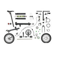 Peças para bicicleta elétrica ef1, sensor/controlador/cabo/bateria de lítio/motor de roda frontal para xm qicycle ef1, acessórios para bicicleta 2024 - compre barato