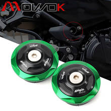 Tampa de alumínio para motocicleta kawasaki ninja400, para os modelos 400 ninja 2018 e 2020 2024 - compre barato