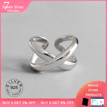 925 Sterling Silver Rings for Women Couples Creative Jewelry Vintage Handmade Cross Winding Ring Party Accessories Gift 2024 - buy cheap