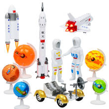 11 шт., моделирование космической ракеты, фигурки, игрушки, наборы, технический астронавт, блоки, игрушка для мальчиков, развивающие подарки, настольная игра 2024 - купить недорого